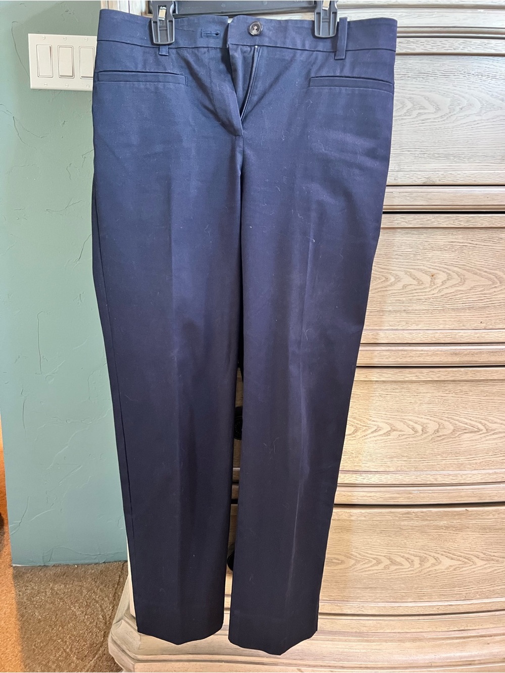 Ann Taylor Navy Curvy Fit Pants